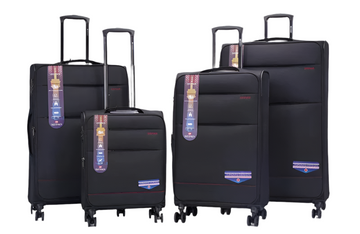 XLarge & Medium Expandable Luggage Lightweight 8-Wheel Bags