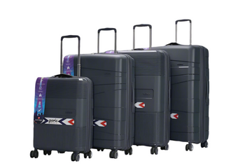 PP NoN breakable Material Hard case 8 wheels luggage