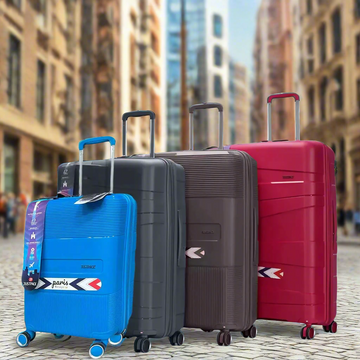 8 Wheel ABS Lightweight Hard Shell Luggage Cabin Suitcase