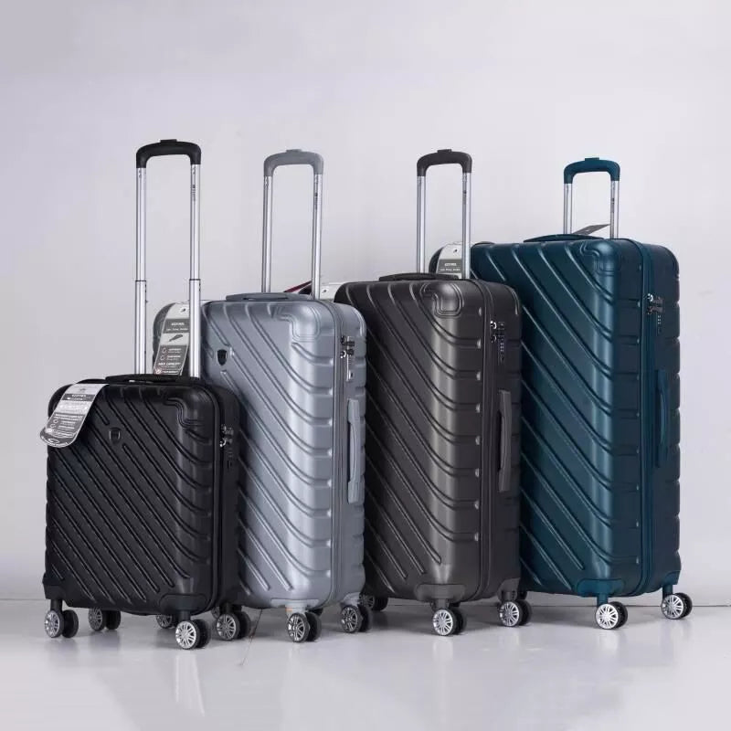 X-Large Lightweight ABS Hard Shell Suitcase with 8 Wheels