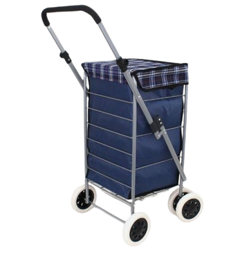 NEW 4 Wheel Folding Shopping Trolley